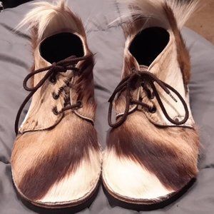 Handmade Brother Vellies Shoes Goat Hair 8